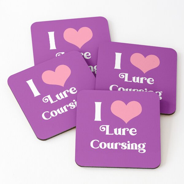 Item preview,  I LOVE LURE COURSING - LURE COURSING HEART IN WHITE AND PINK designed and sold by Iskybibblle.