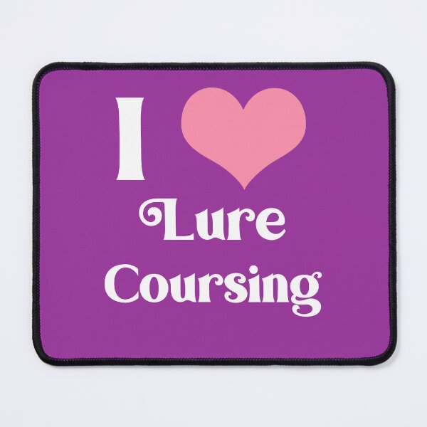 Item preview,  I LOVE LURE COURSING - LURE COURSING HEART IN WHITE AND PINK designed and sold by Iskybibblle.