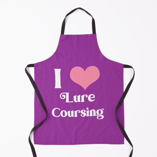 Item preview, I LOVE LURE COURSING - LURE COURSING HEART IN WHITE AND PINK designed and sold by Iskybibblle.