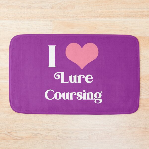 Item preview,  I LOVE LURE COURSING - LURE COURSING HEART IN WHITE AND PINK designed and sold by Iskybibblle.