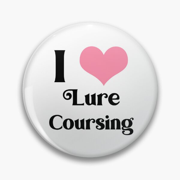 Item preview,  I LOVE LURE COURSING - LURE COURSING HEART IN BLACK AND PINK designed and sold by Iskybibblle.