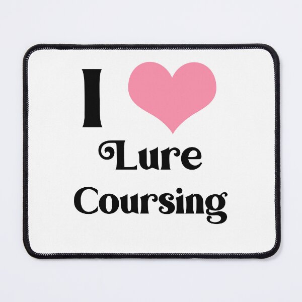 Item preview,  I LOVE LURE COURSING - LURE COURSING HEART IN BLACK AND PINK designed and sold by Iskybibblle.