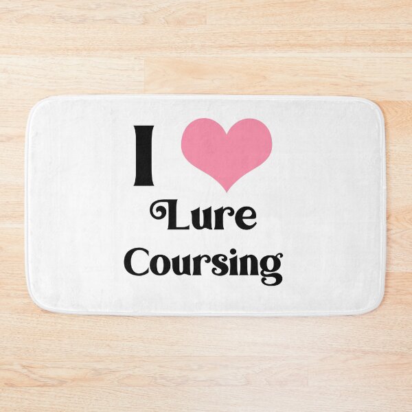 Item preview,  I LOVE LURE COURSING - LURE COURSING HEART IN BLACK AND PINK designed and sold by Iskybibblle.