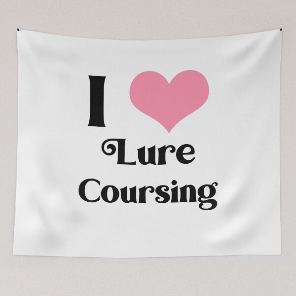 Item preview,  I LOVE LURE COURSING - LURE COURSING HEART IN BLACK AND PINK designed and sold by Iskybibblle.