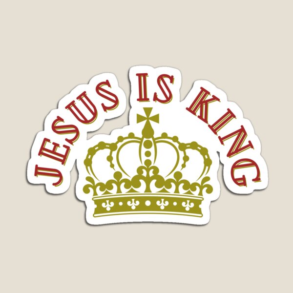 Artikel-Vorschau von JESUS IST KÖNIG, designt und verkauft von Faith-Embolden.