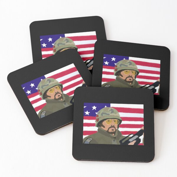 Item preview, Kirk Lazarus - Tropic Thunder  Sticker designed and sold by Welve36tea.