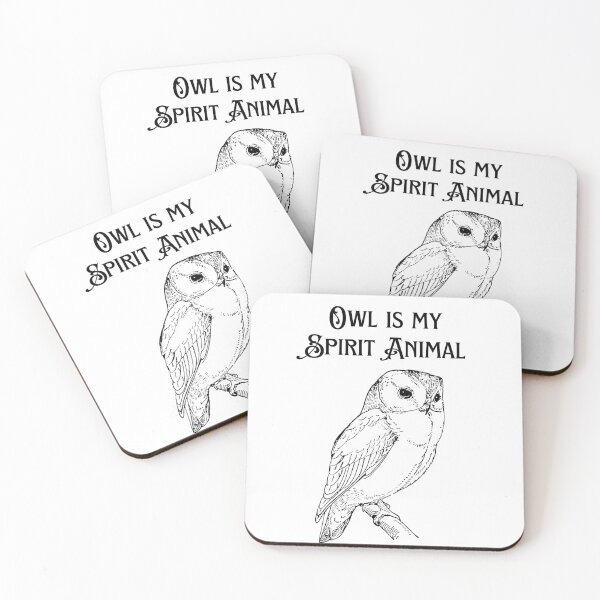Item preview, Owl is my spirit animal designed and sold by HappyVibesAlert.