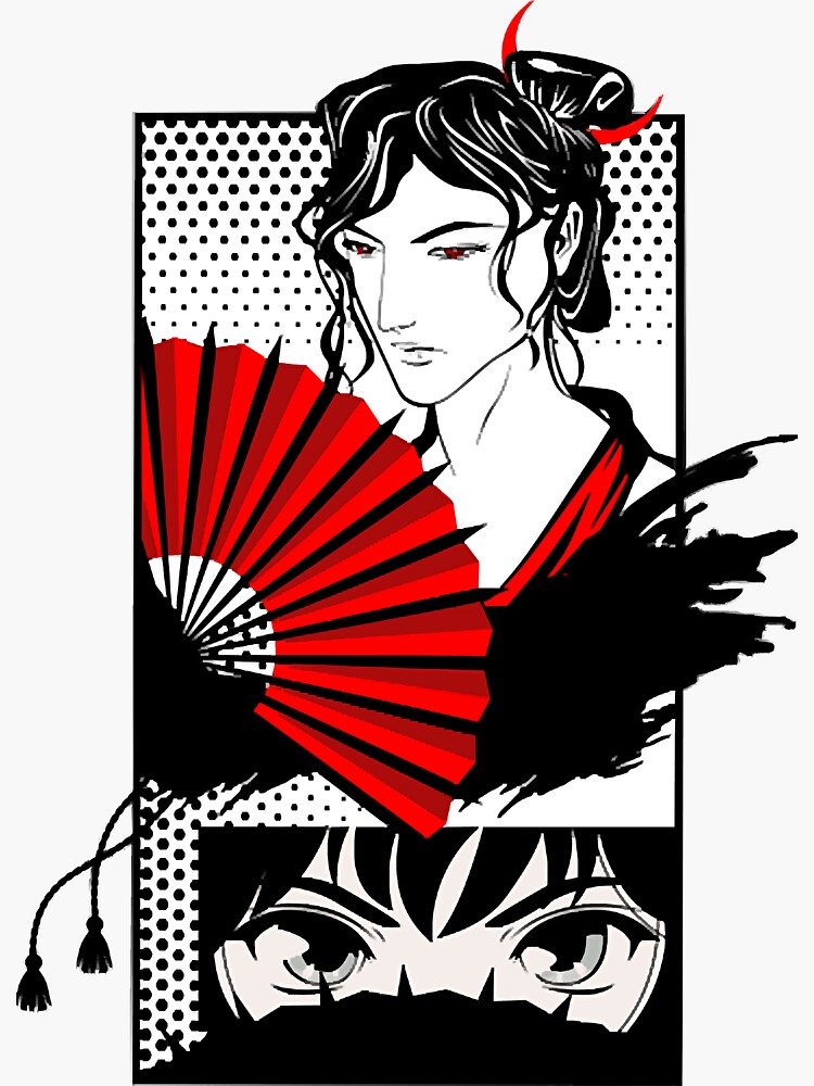 Anime Girl Eyes Japan Culture Art Japanese Aesthetic Art Sticker For Sale By Karenlang99205 8595