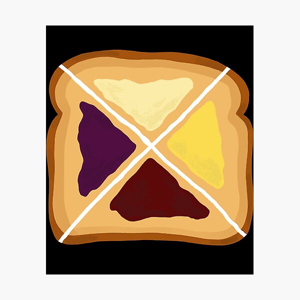Item preview, moony toast  Sticker moony toast designed and sold by Welve36tea.