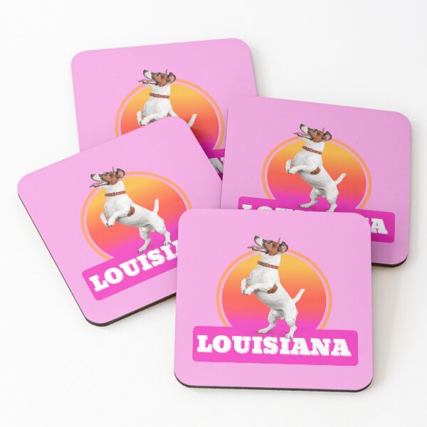 Item preview, Louisiana state and a jack Russell  designed and sold by Weather gifts .