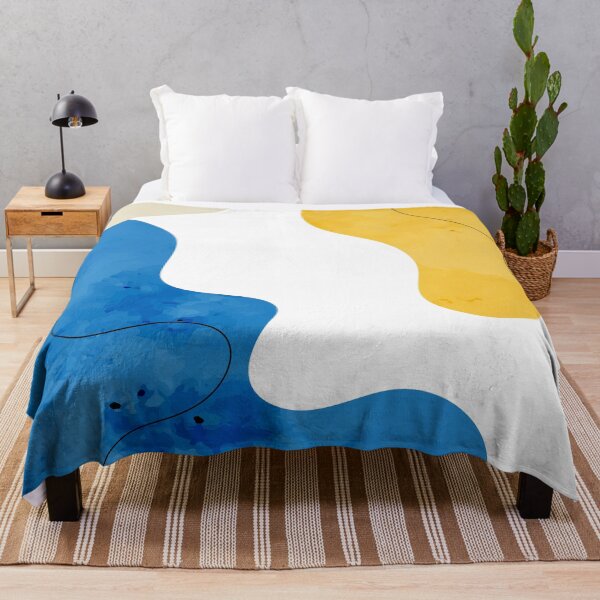 Item preview, Shapes Blue and Yellow designed and sold by DEX DESIGNS.