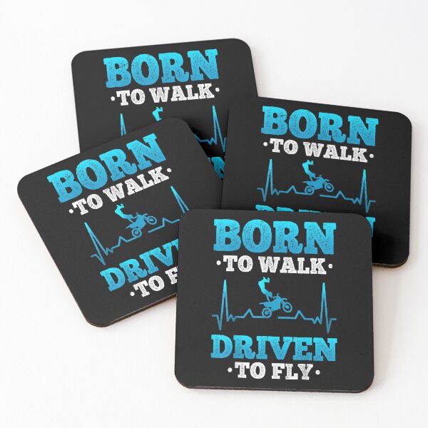 Item preview, Dirtbike Motocross Heartbeat Born to Walk Driven to Fly MX designed and sold by Sarena84.