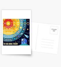 Big Bang Theory Universe Space Postcards