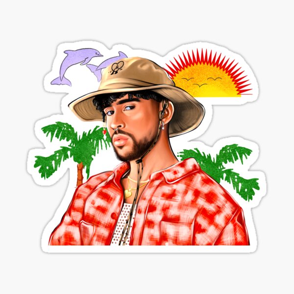 BAD Bunny- album art cover Sticker for Sale by kelly's shop