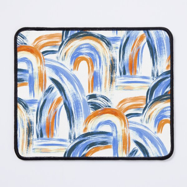 Item preview, Rainbows and Waterfalls - Orange and Blue designed and sold by TigaTiga.