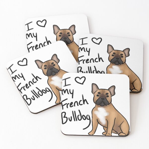 Item preview, I heart my french bulldog designed and sold by DoggyDoodles-.