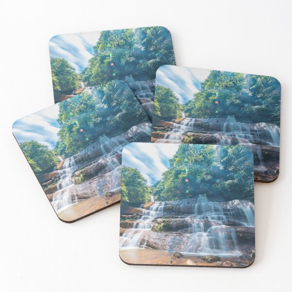 Item preview, Pearl Lake waterfall morning - Colorado  Parks & Wildlife designed and sold by Unaiza Khalid.