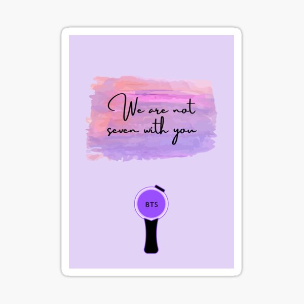 Bts Quote Sticker For Sale By Ninishop Redbubble 0570