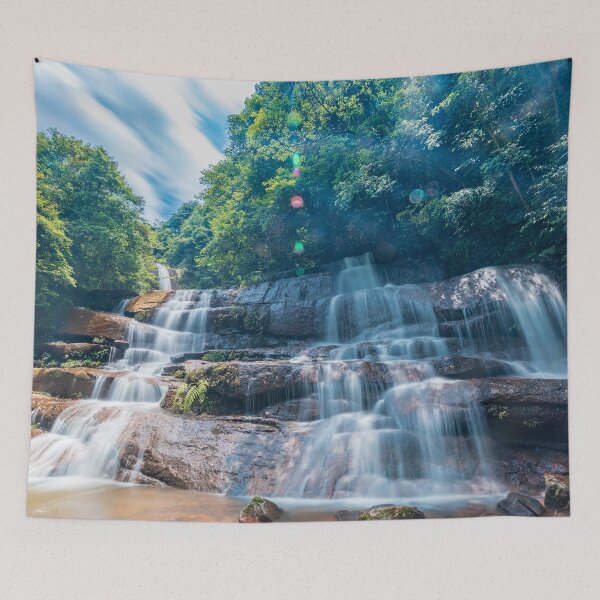 Item preview, Pearl Lake waterfall morning - Colorado  Parks & Wildlife designed and sold by Unaiza Khalid.