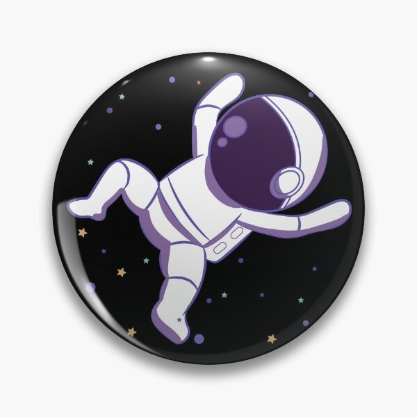 Item preview, Floating Baby Astronaut Drawing Cartoon Space Design designed and sold by alltheprints.