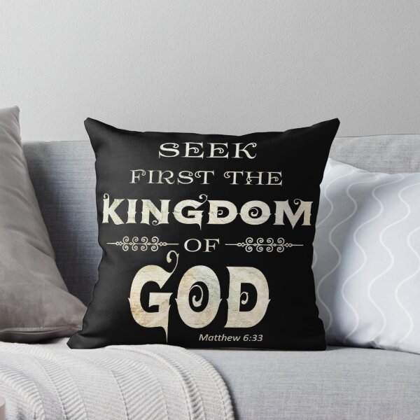 Item preview, Seek First the Kingdom of God - Christian Verse Tshirt designed and sold by Narrow-Path.