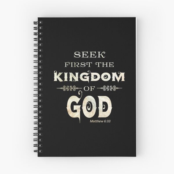 Item preview, Seek First the Kingdom of God - Christian Verse Tshirt designed and sold by Narrow-Path.