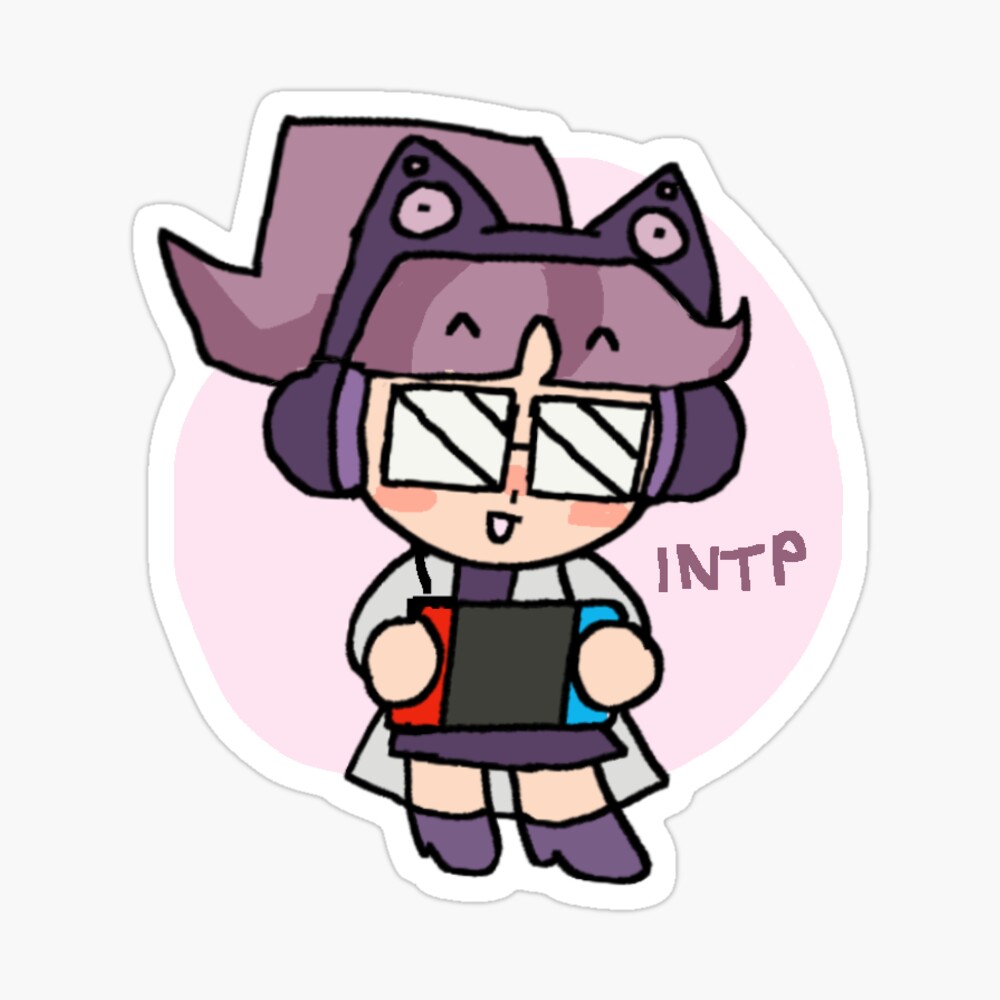 INTP Avatar (Stack Included) Sticker for Sale by mbticrap