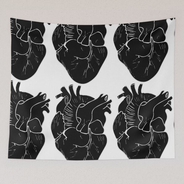 Item preview, black heart love designed and sold by MooddyyShop.