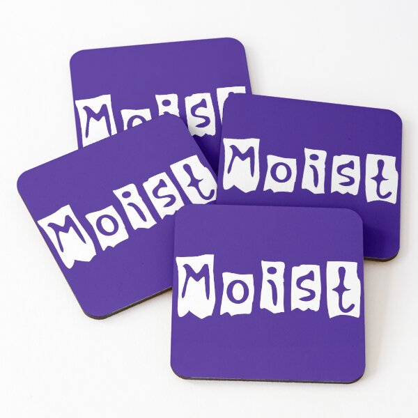 Item preview, MULTICOLOR RAINBOW MOIST TYPOGRAPHY - FUNNY WORD MOIST BY ISKYBIBBLLE designed and sold by Iskybibblle.