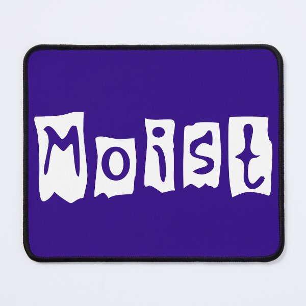 Item preview, MULTICOLOR RAINBOW MOIST TYPOGRAPHY - FUNNY WORD MOIST BY ISKYBIBBLLE designed and sold by Iskybibblle.