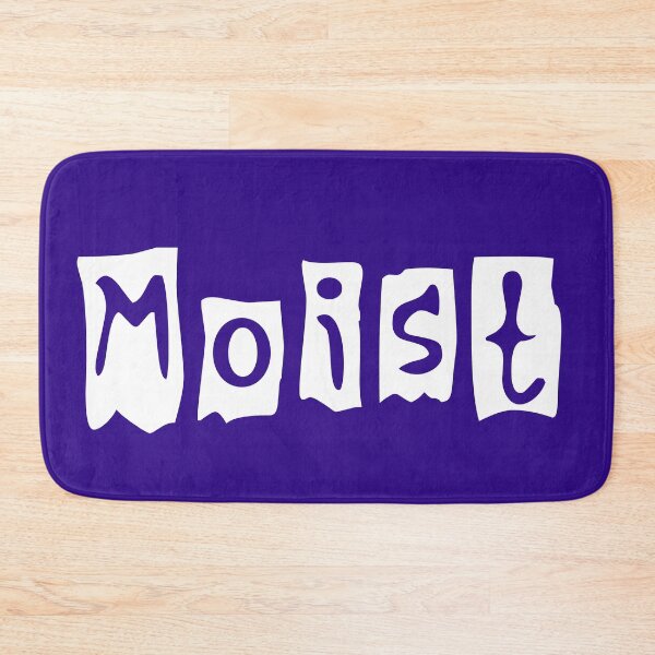 Item preview, MULTICOLOR RAINBOW MOIST TYPOGRAPHY - FUNNY WORD MOIST BY ISKYBIBBLLE designed and sold by Iskybibblle.