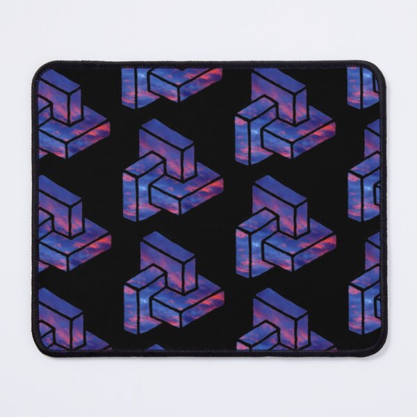 Item preview, Dark Red Blue Sky Cuboid designed and sold by createVisions.