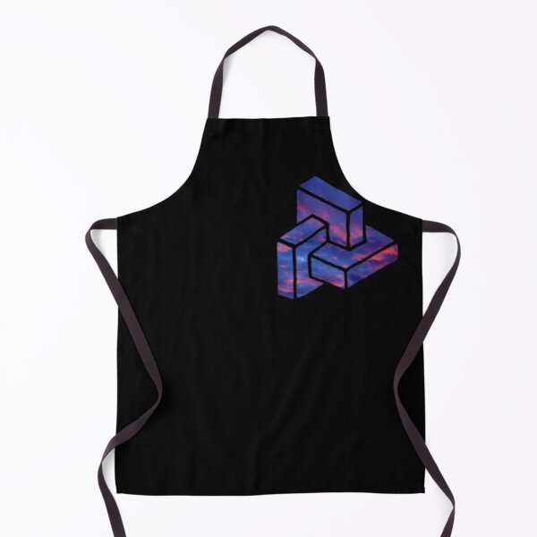 Item preview, Dark Red Blue Sky Cuboid designed and sold by createVisions.
