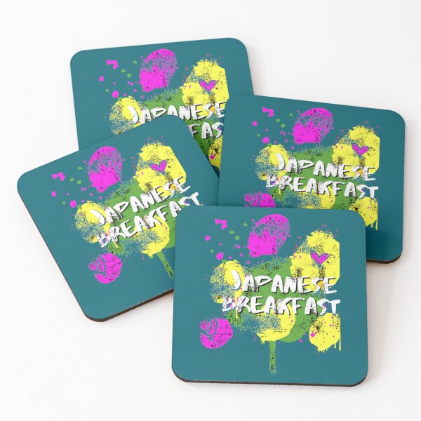 Item preview, Aesthetic Cartoon Anime Happy Japanese Breakfast Splatter Logo Cute Fan   designed and sold by LionelNelson.