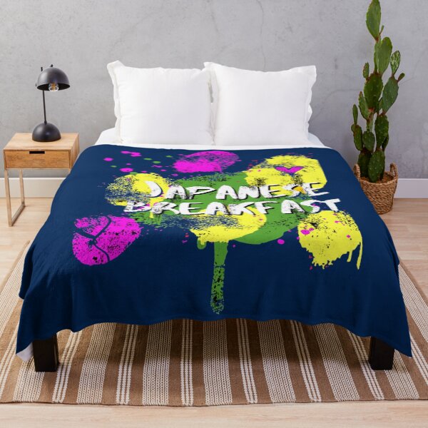 Item preview, Aesthetic Cartoon Anime Happy Japanese Breakfast Splatter Logo Cute Fan designed and sold by LionelNelson.