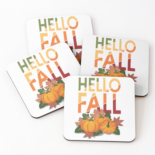 Item preview, Hello Fall with Pumpkins designed and sold by colormepixels.