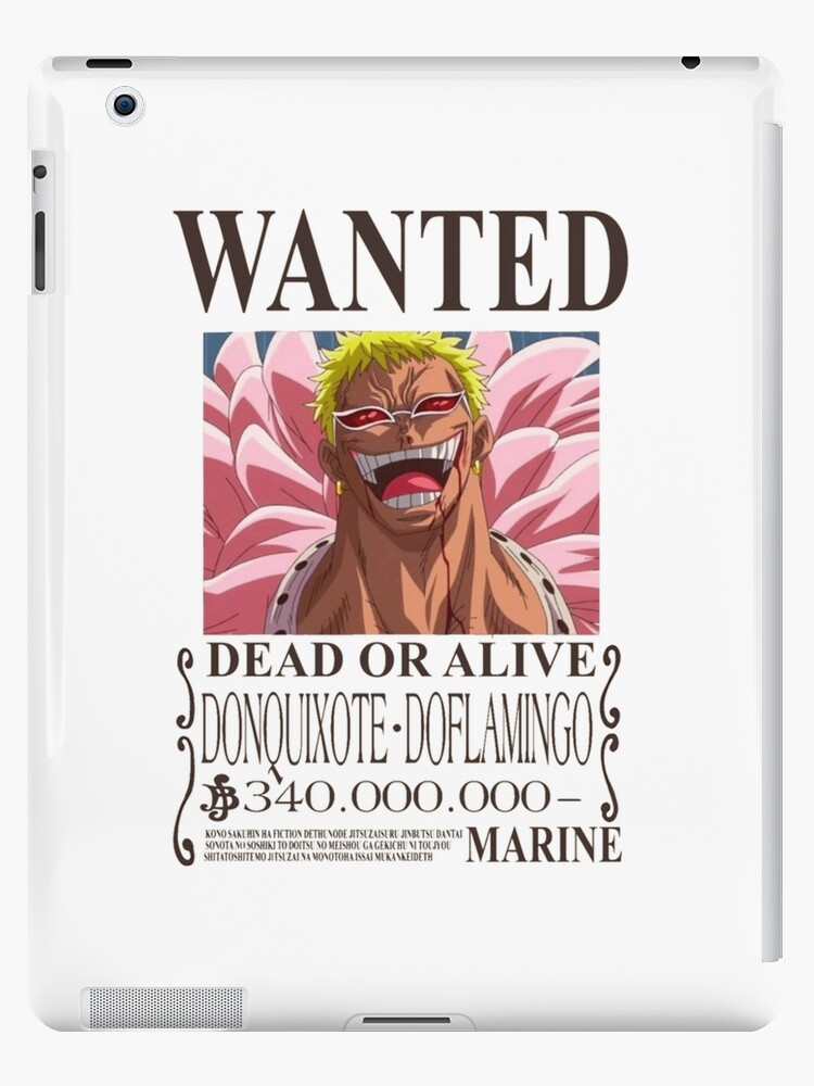 Donquixote Doflamingo Bounty One Piece Wanted Poster for Sale by One Piece  Bounty Poster