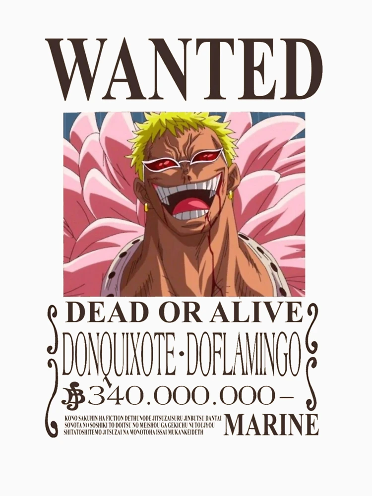 Collier One Piece Wanted Donquixote Doflamingo - Achetez des produits One  piece officiels dans la Onepieceshop
