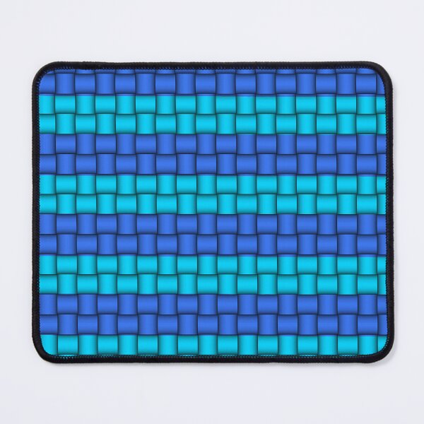 Item preview, Blue And Aqua Blue Striped Pattern designed and sold by taiche.
