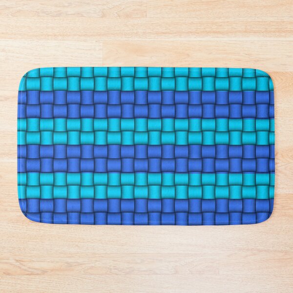 Item preview, Blue And Aqua Blue Striped Pattern designed and sold by taiche.