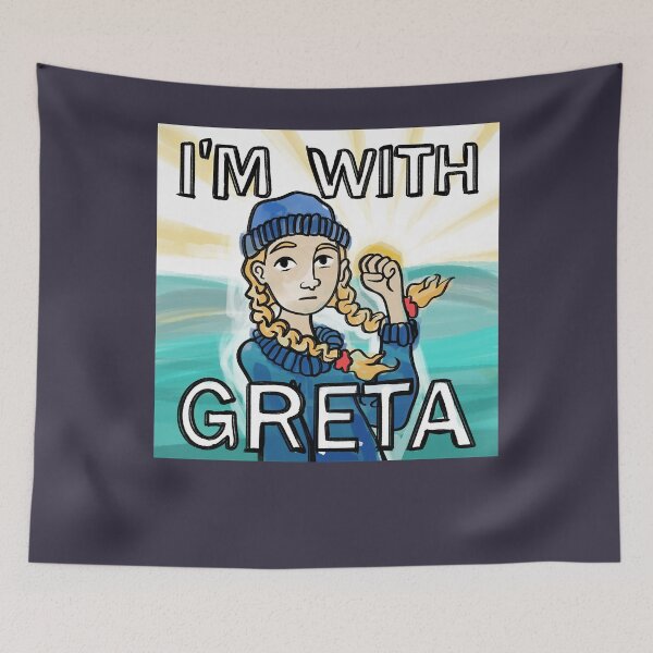 Item preview, Vintage Photograp Greta Thunberg Funny Graphic Gifts designed and sold by Christy16Store.