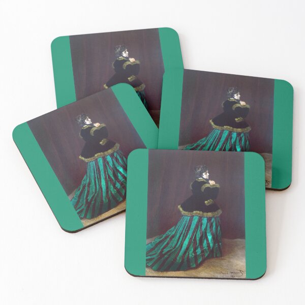 Item preview, Claude Monet  Camille Painting-The Woman in the Green Dress  designed and sold by Tamas Das.