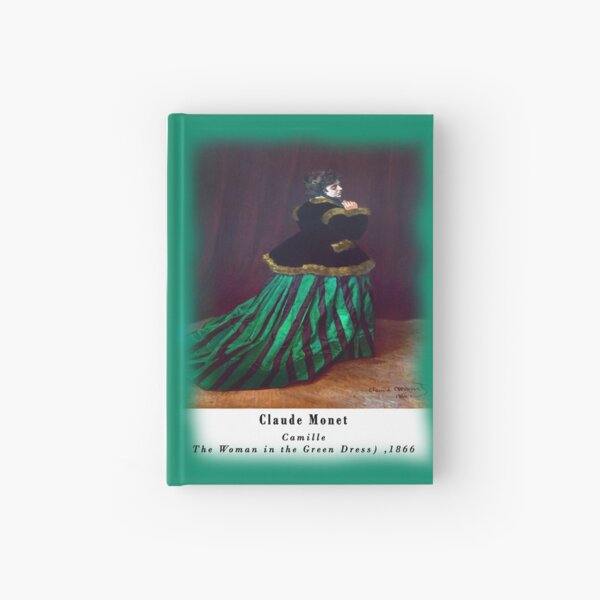 Claude Monet Camille Painting-The Woman in the Green Dress