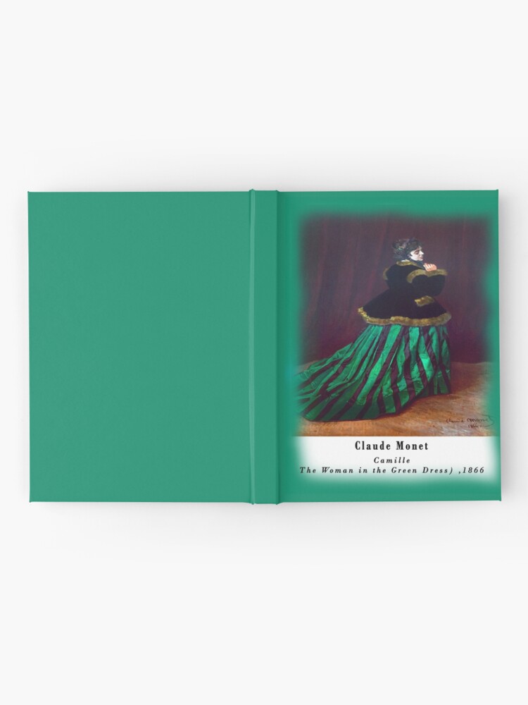 Claude Monet Camille Painting-The Woman in the Green Dress