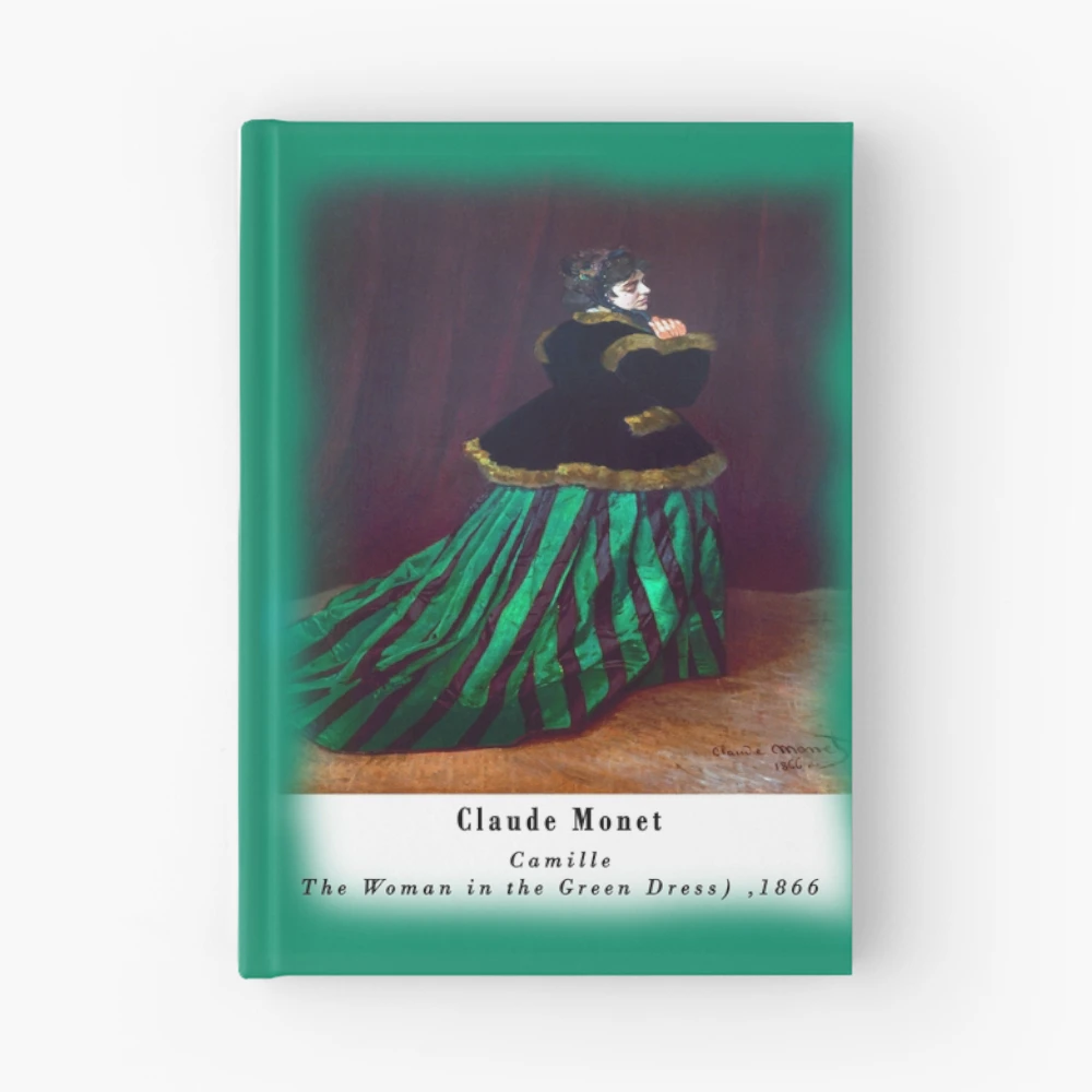 Claude Monet Camille Painting-The Woman in the Green Dress