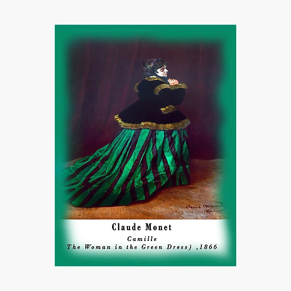 the woman in the green dress 