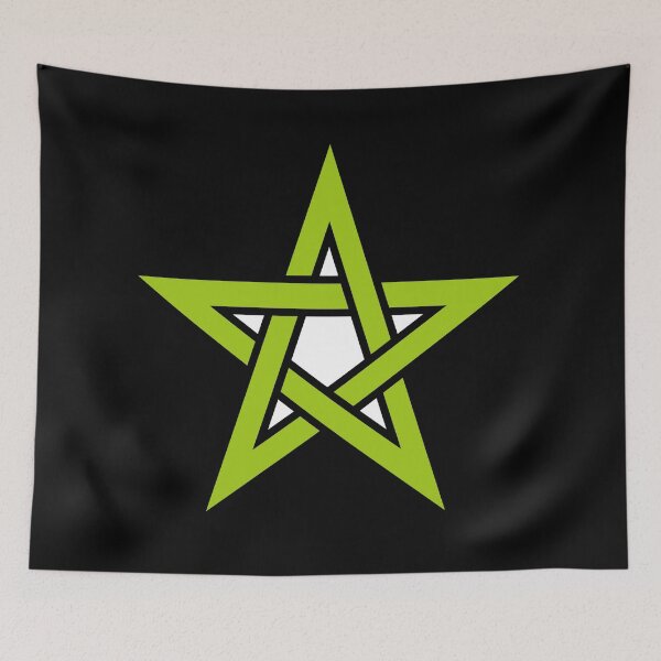Item preview, Green Upright Pentacle Pentagram Witchcraft And Wicca designed and sold by darknessjeff86.