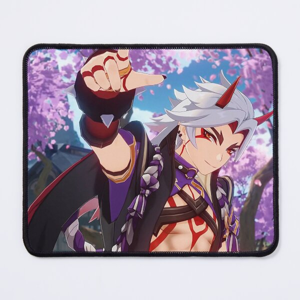 Item preview, Arataki Itto Cherry Blossom Selfie (Genshin Impact) designed and sold by kawaiicrossing.