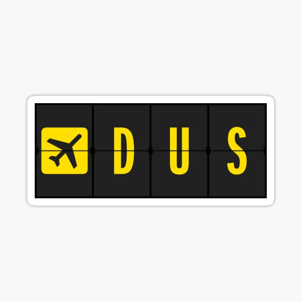 Item preview, DUS Düsseldorf Airport designed and sold by irony.