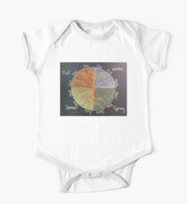 Calendar in the Round One Piece - Short Sleeve